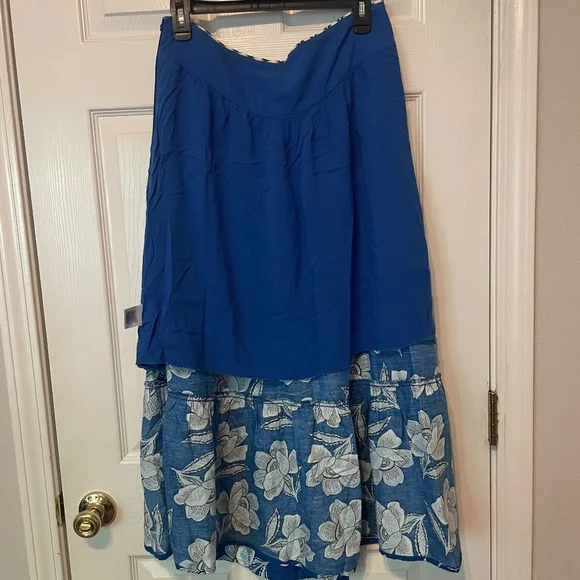 Anthropologie Maeve Alyssa Midi Skirt size 10 boho - Picture 7 of 8